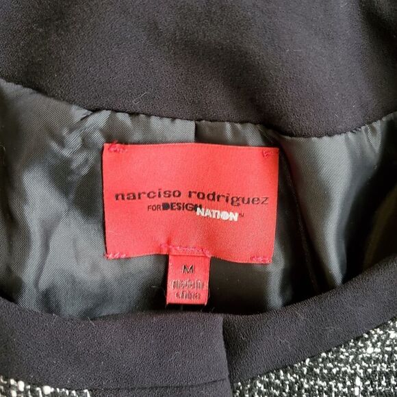 Narciso Rodriguez Tweed Blazer Jacket - Picture 2 of 9